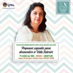 Filosofa ministra a palestra que ocorre no próximo domingo em Belém