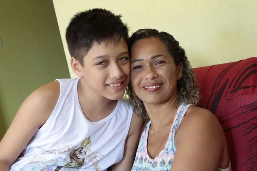 Keila realiza vaquinha on-line para ajudar o filho João Vinicius

