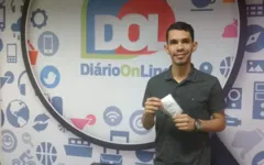 Welington Figueiredo foi o primeiro internauta a resgatar os ingressos da promoção do DOL. 
