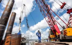 Primeira etapa da obra será finalizada até semana que vem. 