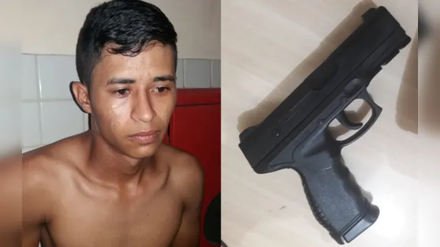 Imagem ilustrativa da notícia Dupla é presa ao usar arma de brinquedo para roubar mulheres no Pará