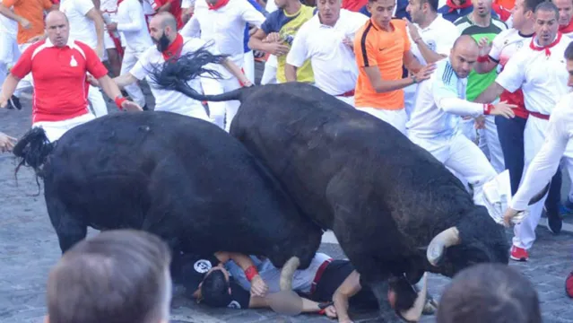 Imagem ilustrativa da notícia Corrida de touro deixa 67 feridos, mas participantes reclamam: "seguro demais"