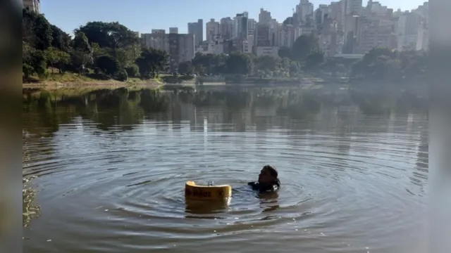 Imagem ilustrativa da notícia Ladrão morre afogado após se jogar em lagoa para fugir de populares