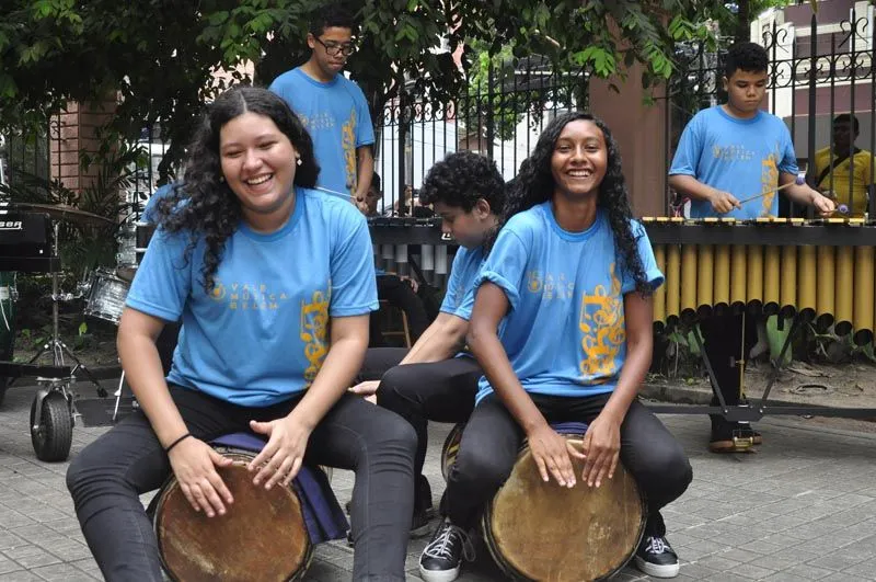 Imagem ilustrativa da notícia: Grupo de Percussão de Câmara da Vale Música se apresenta no Museu da UFPA. Confira!