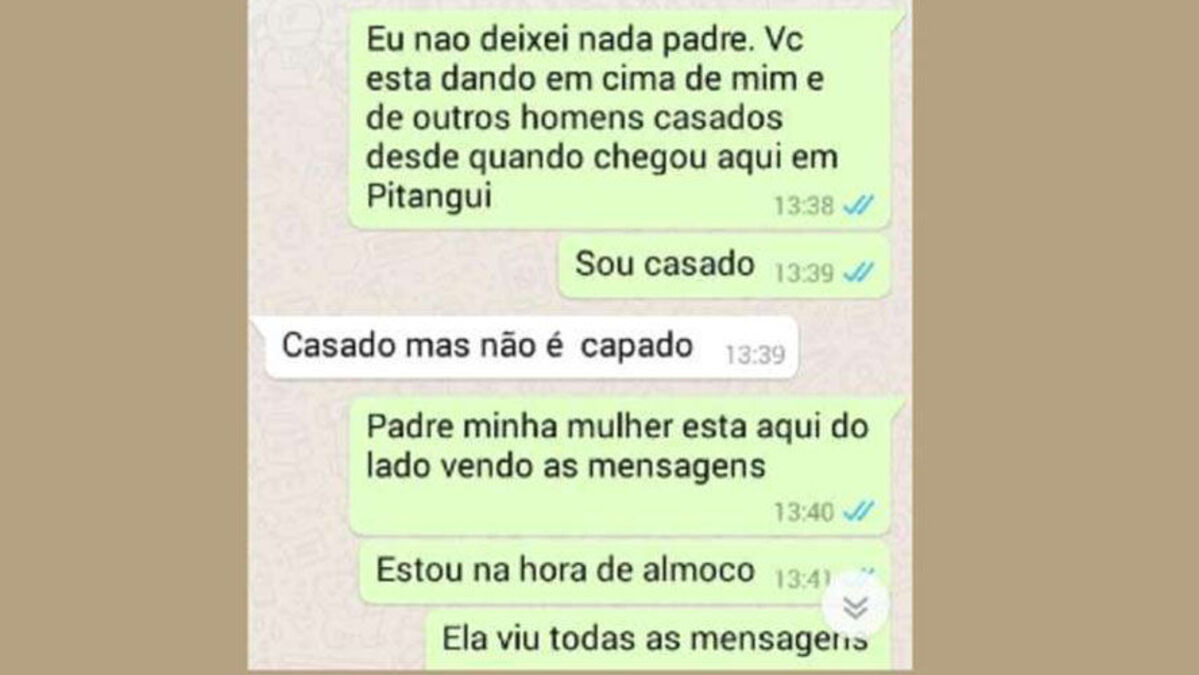 Conversas picantes: padre é afastado 