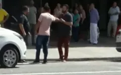 Imagem ilustrativa da notícia Taxistas e motoristas de aplicativo brigam em frente a shopping em Belém. Veja o vídeo!