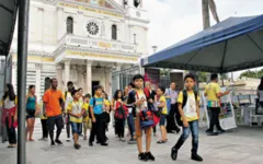 Visitantes puderam conhecer o trabalho da paróquia responsável pelas ações da Basílica de Nazaré.