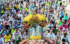 A Ciclorromaria sairá da Praça Santuário e deve durar até 2 horas, pelas ruas do centro da capital.