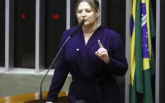 A deputada se tornou alvo preferencial da família Bolsonaro nas redes sociais.