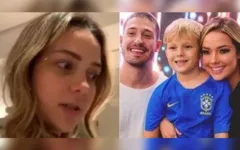 Carol Dantas foi apelidada de "general" pelo marido Vinicius Martinez e pelo filho Davi Lucca.
