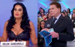 Silvio Santos questionou sexualidade de Helen Ganzarolli, de 39 anos. 