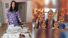 Olga Akopyan contrariou a medicina e hoje tem sete filhos. 