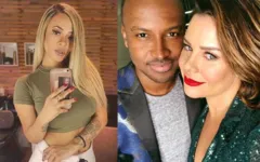 Juliana Diniz, ex de Thiaguinho, esclareceu rumores de romance após aparecer em foto, com afilhadas do cantor.