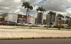 Acidente entre dois veículos deixou o trânsito complicado na avenida Augusto Montenegro, em Belém.