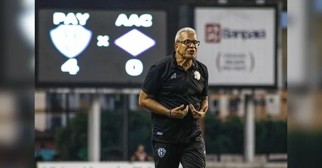 Imagem ilustrativa da notícia Hélio dos Anjos acusa arbitragem de favorecer o Náutico-PE contra o Paysandu