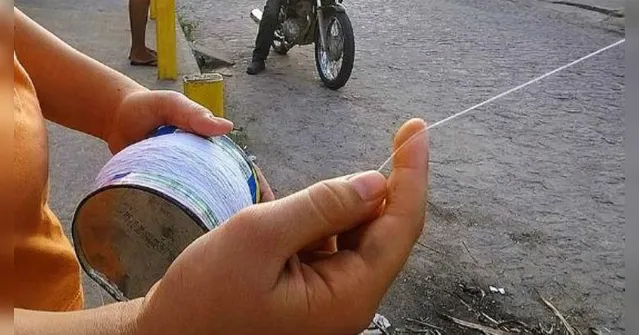 Imagem ilustrativa da notícia Linha com cerol mata motociclista em Marabá