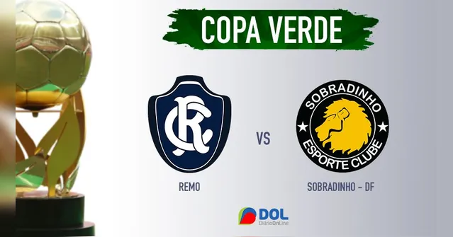Imagem ilustrativa da notícia Remo vence o Sobradinho-DF e confirma classificação na Copa Verde