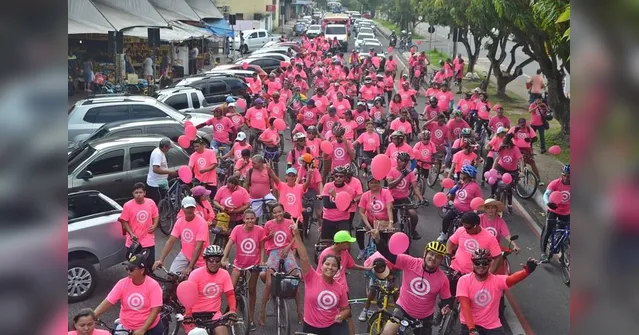 Imagem ilustrativa da notícia Abertas as inscrições para o 3º Pedal Rosa em Ananindeua