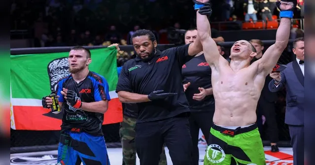 Imagem ilustrativa da notícia MMA: Paraense é primeiro brasileiro a conquistar cinturão na Rússia