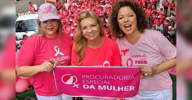 Imagem ilustrativa da notícia Procuradoria Especial da Mulher realiza caminhada pela
prevenção e combate ao câncer de mama