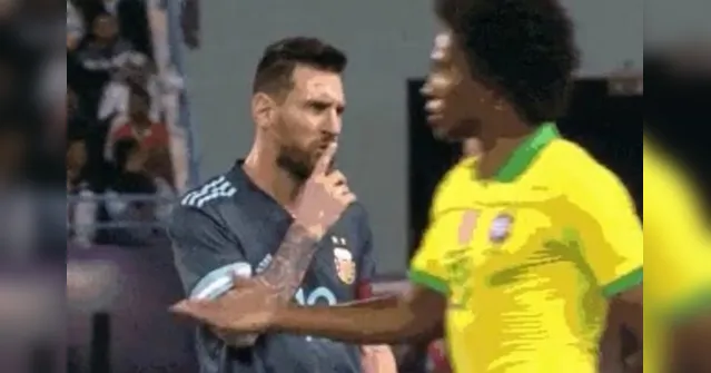 Imagem ilustrativa da notícia Messi manda Tite calar a boca em discussão durante o jogo