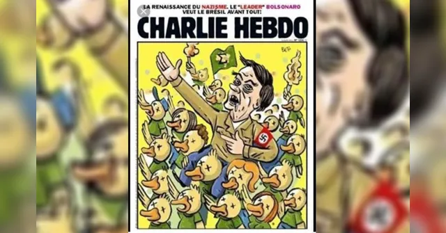Imagem ilustrativa da notícia É falso que revista francesa publicou capa satirizando Bolsonaro