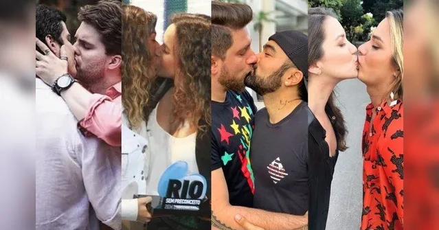 Imagem ilustrativa da notícia Famosos promovem "beijaço gay" contra censura na Bienal