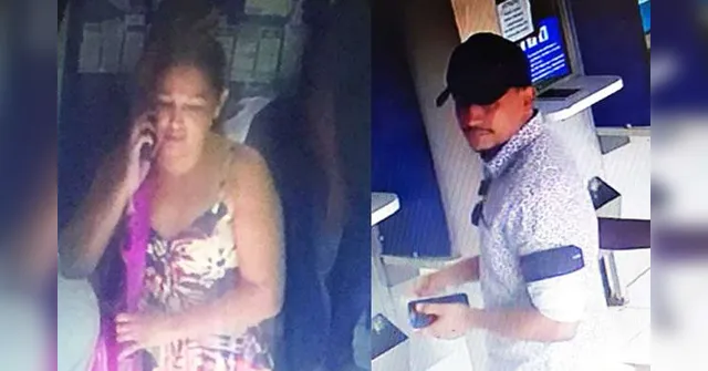 Imagem ilustrativa da notícia Vídeo mostra casal assaltando lotérica paraense; polícia busca informações