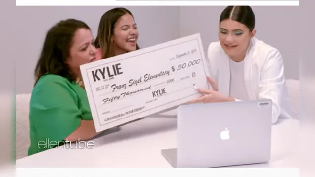 Imagem ilustrativa da notícia Kylie Jenner dá R$ 1 milhão para fã dedicada a ONG que cuida de crianças
