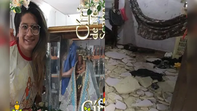Imagem ilustrativa da notícia Devoto de Nossa Senhora de Nazaré acredita que foi salvo por milagre durante queda de teto