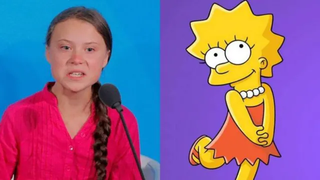 Imagem ilustrativa da notícia Fãs de 'Simpsons' comparam Lisa à ativista Greta Thunberg