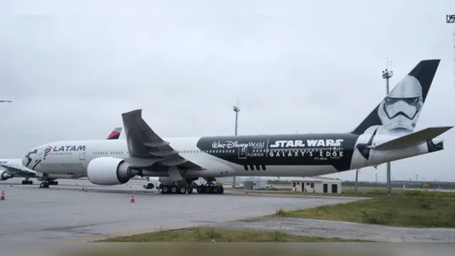 Imagem ilustrativa da notícia Avião inspirado na saga Star Wars chega ao Brasil