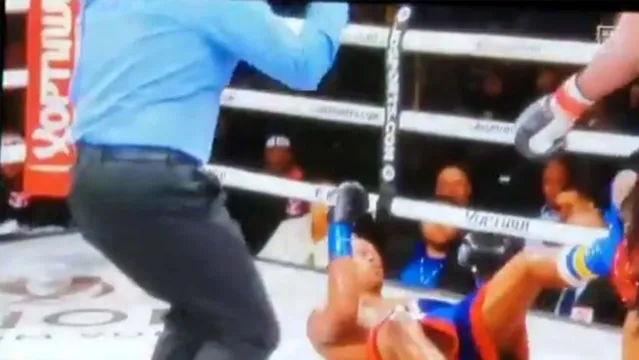 Imagem ilustrativa da notícia Cena forte: Boxeador fica em estado crítico após sofrer nocaute brutal
