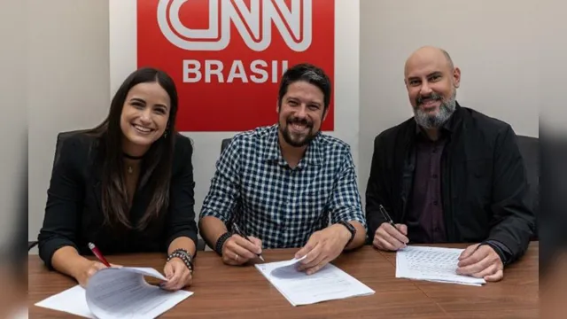 Imagem ilustrativa da notícia Mari Palma e Felipe Siani assinam com a CNN e irão apresentar programa juntos