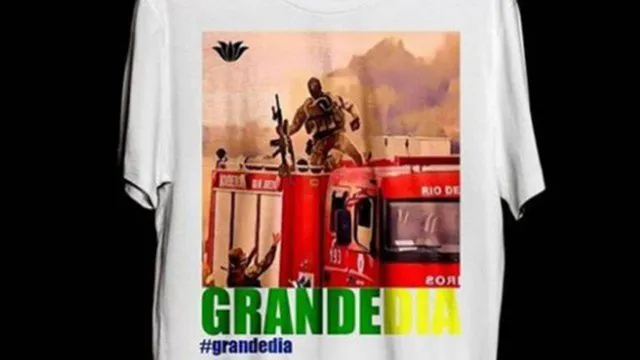 Imagem ilustrativa da notícia Sniper do sequestro a ônibus no Rio tem camisa com foto vendida em loja