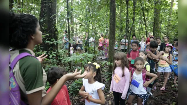 Imagem ilustrativa da notícia Colônia de Férias do Parque do Utinga aproxima crianças da natureza