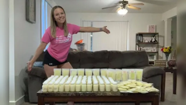 Imagem ilustrativa da notícia Mãe doa mais de 1000 potes de leite materno após morte da filha