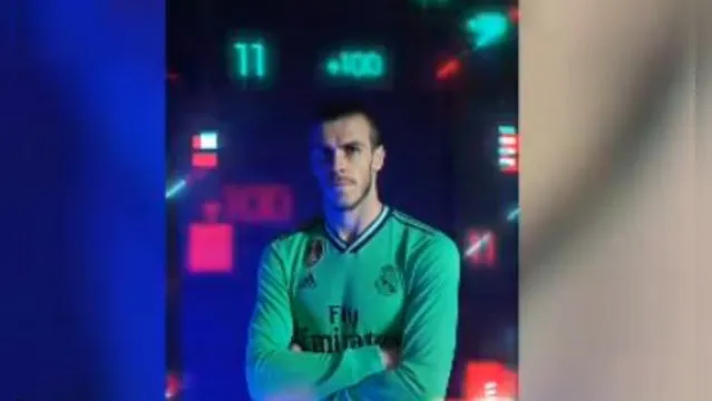 Imagem ilustrativa da notícia Bale no Real Madrid: britânico aparece em apresentação do novo uniforme do clube