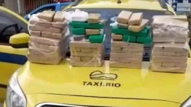 Imagem ilustrativa da notícia Taxista é preso com mais de 70 kg de maconha dentro de carro 