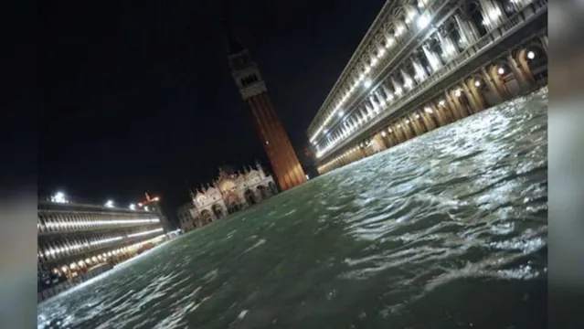 Imagem ilustrativa da notícia Veneza é afetada pela maior maré dos últimos 50 anos