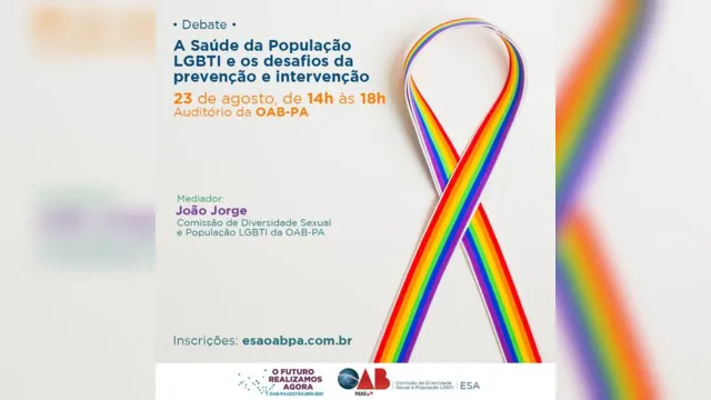 Imagem ilustrativa da notícia Saúde da população LGBTI é tema de debate na OAB-PA