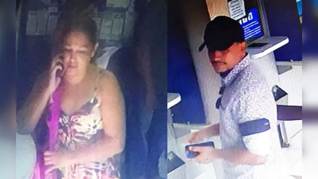 Imagem ilustrativa da notícia Vídeo mostra casal assaltando lotérica paraense; polícia busca informações