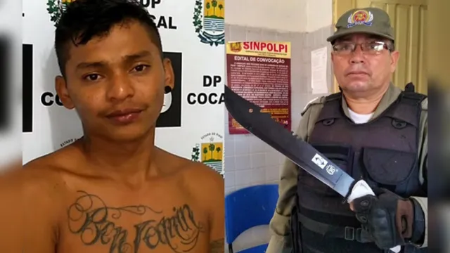 Imagem ilustrativa da notícia 'Netinho' tenta matar homem que o denunciou com golpe de facão no pescoço; veja o vídeo!