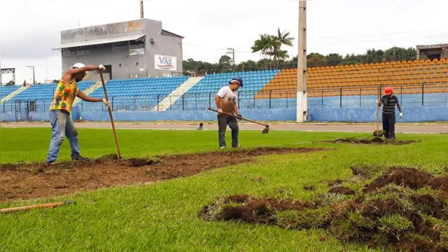 Imagem ilustrativa da notícia Estádio passa por reformas antes do Parazão 2020
