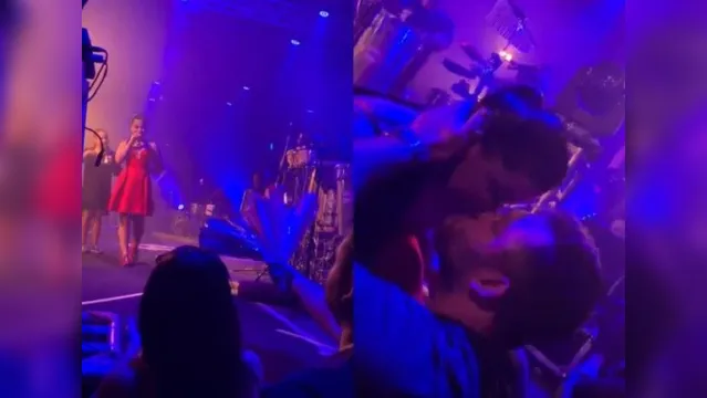 Imagem ilustrativa da notícia Vídeo: fã beija Maraísa na boca durante show e espera encontro com a cantora
