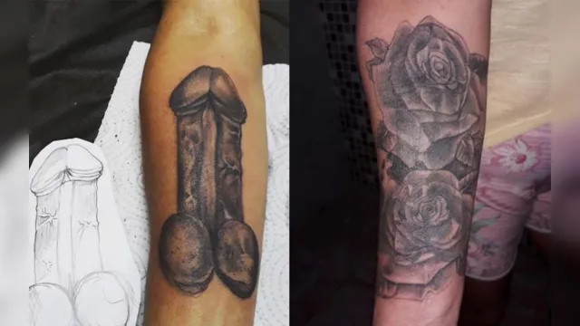 Imagem ilustrativa da notícia Mulher cobre tatuagem de pênis após não conseguir emprego