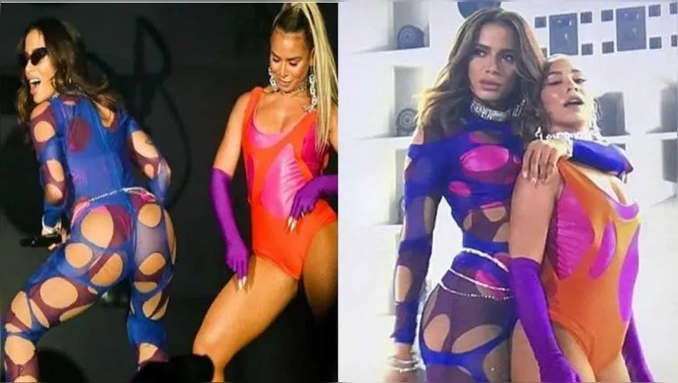 Imagem ilustrativa da notícia Bailarina affair de Anitta sofre acidente no Rock in Rio