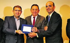 Nilton Lobato, diretor do Diário, representou Jader Filho no evento.