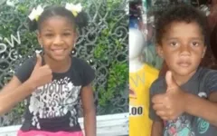 Mikael Allan dos Santos, de seis anos, e Sara Yasmin dos Santos Gomes, de 10 anos foram mortos pela mãe e padrasto.