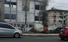 Área deve ser evitada por motoristas que circulam nas proximidades